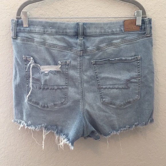 American Eagle Outfitters Pants - American Eagle Curvy Hi Rise Shortie Jean Shorts